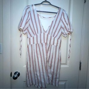 Ardene’s button down striped dress